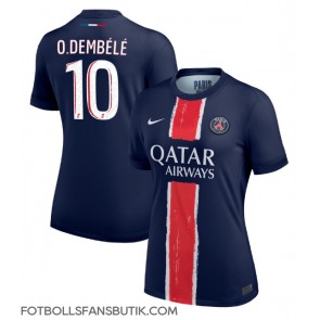 Paris Saint-Germain Ousmane Dembele #10 Replika Hemmatröja Damer 2024-25 Kortärmad